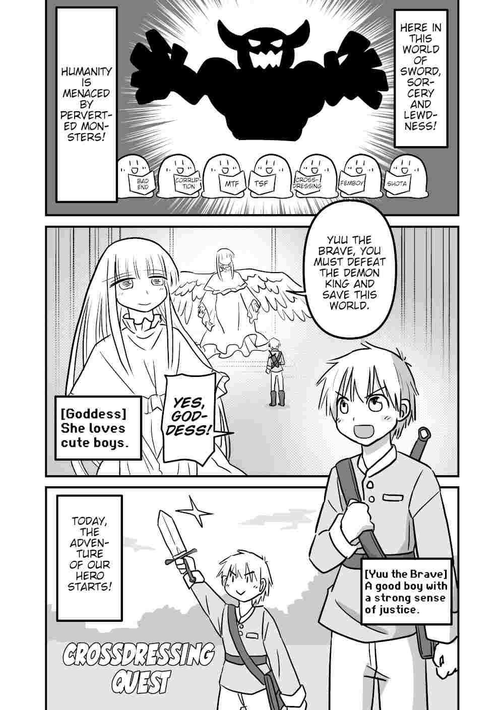 Crossdressing Quest manga