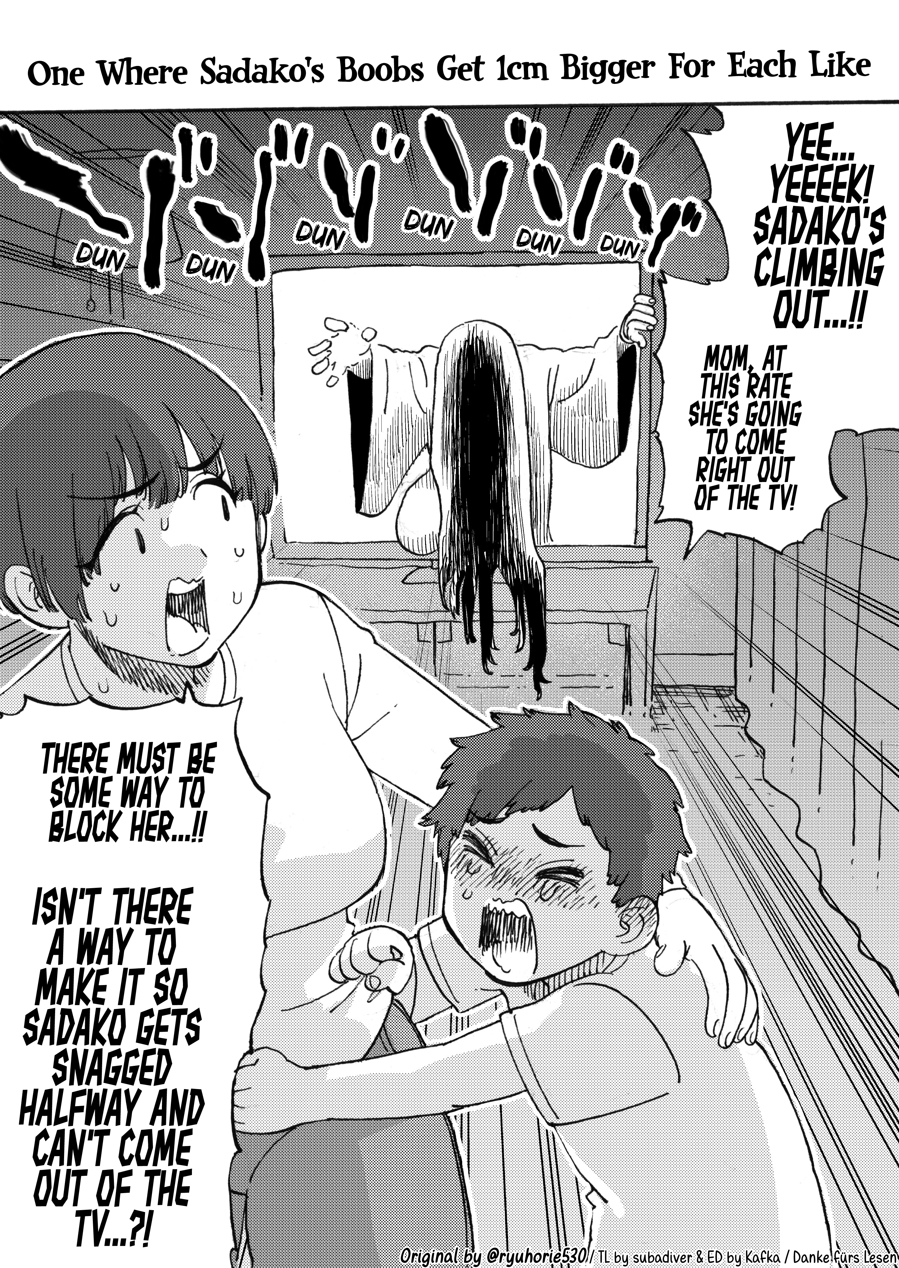 One Where Sadako's Boobs Get 1cm Bigger For Each Like manga