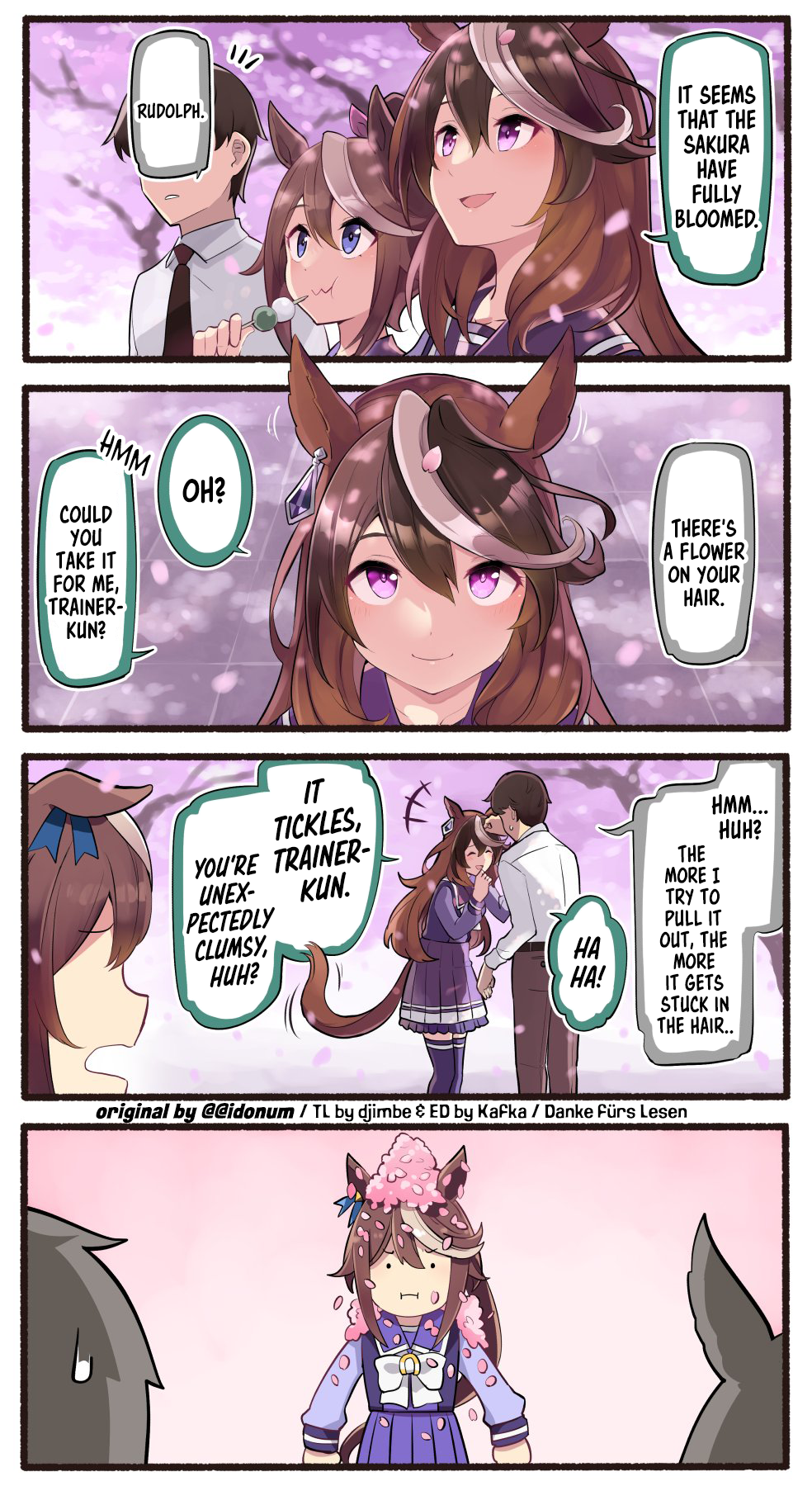 Uma Musume - Rudolf, Teio and Cherry Blossoms 🌸 manga