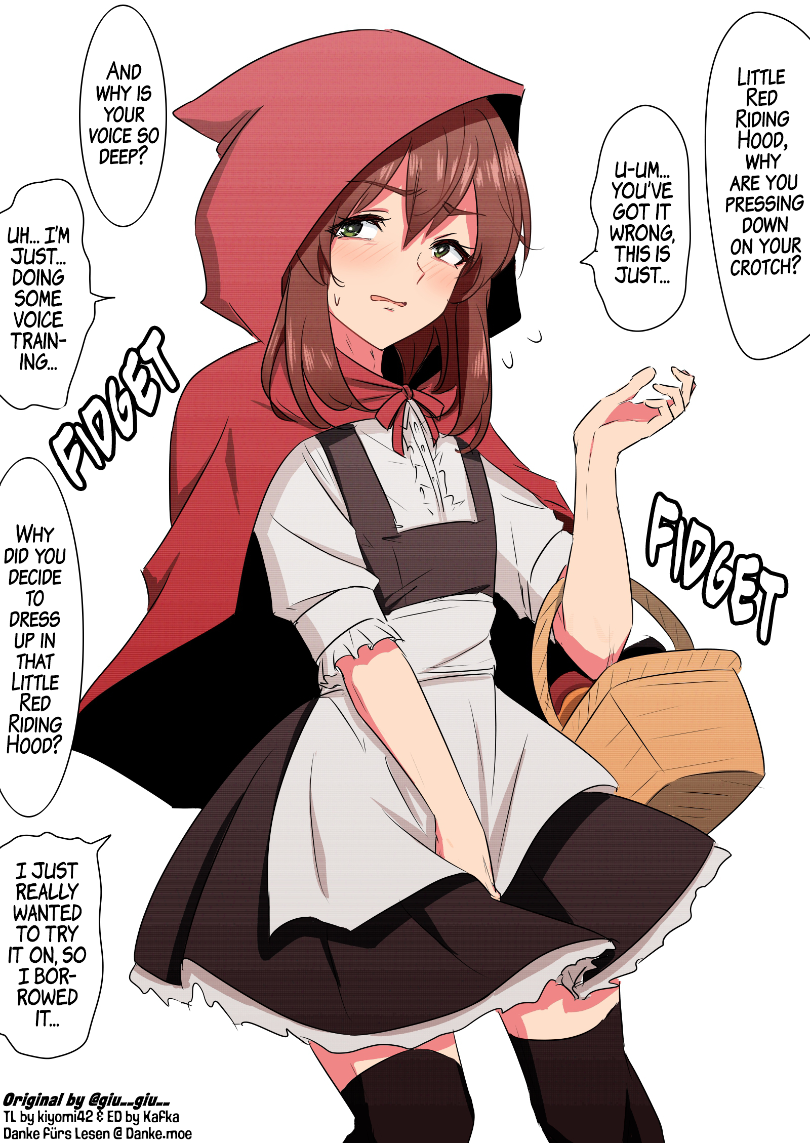 A Crossdressing Little Red Riding Hood manga