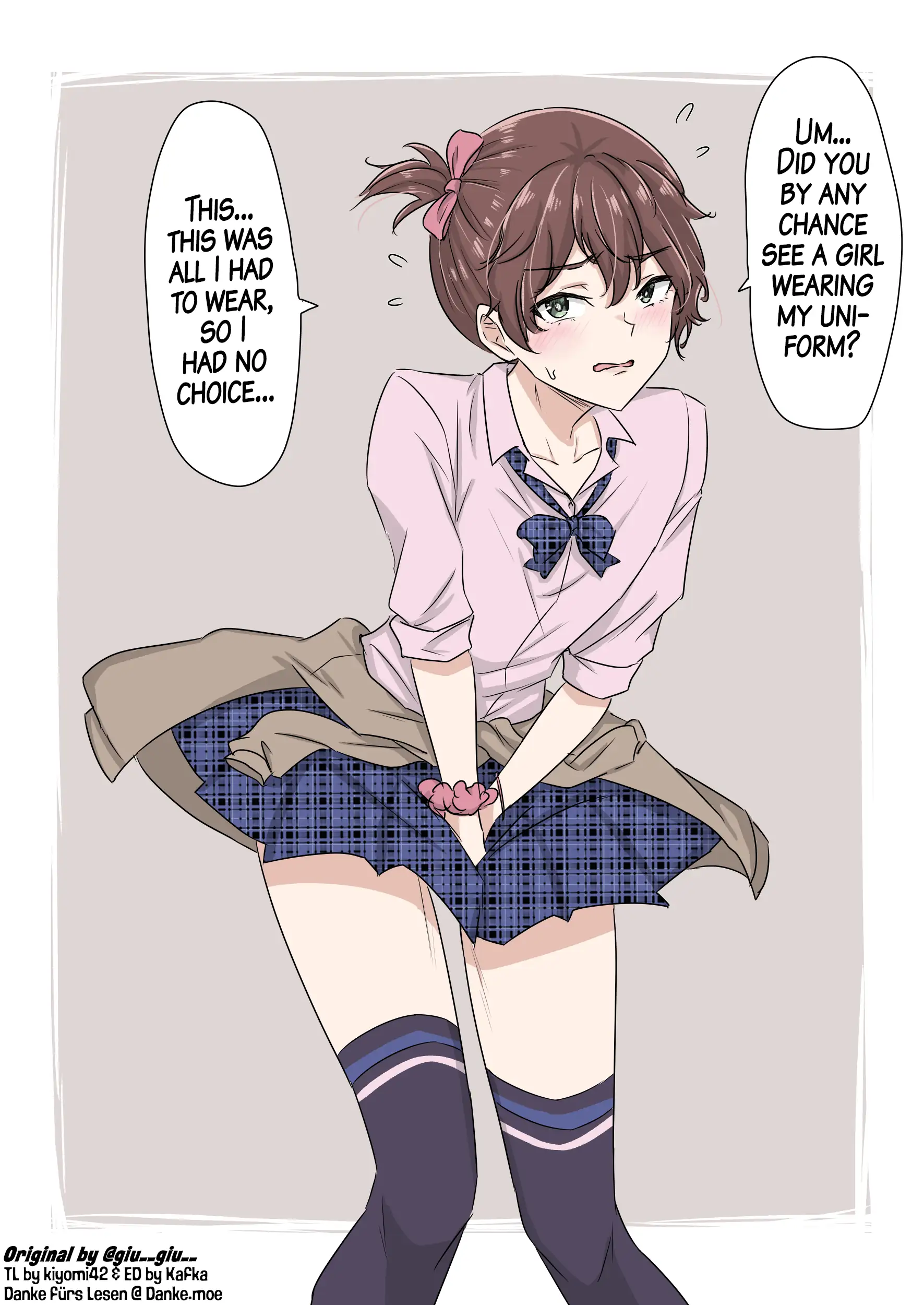 Cover for A Boy Who Has an Excuse For His Crossdressing