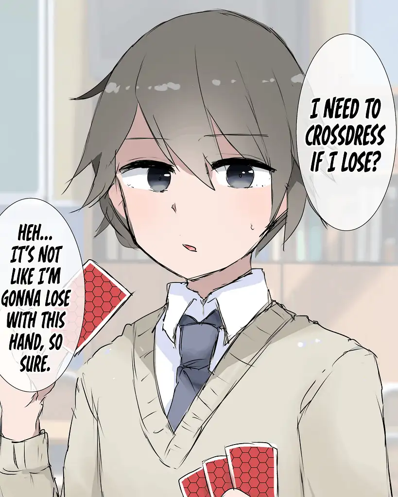 Cover for The boy who had to crossdress if he lost