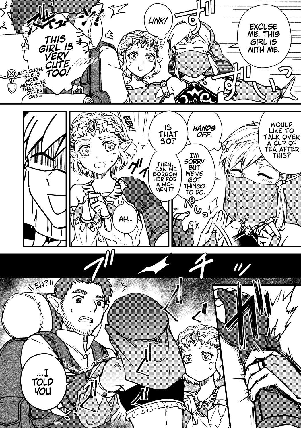 Breath Of The Wild Manga The Legend of Zelda Breath of the Wild - A Watchdog's Instincts - Chapter 1  - Page 1 | Danke.moe