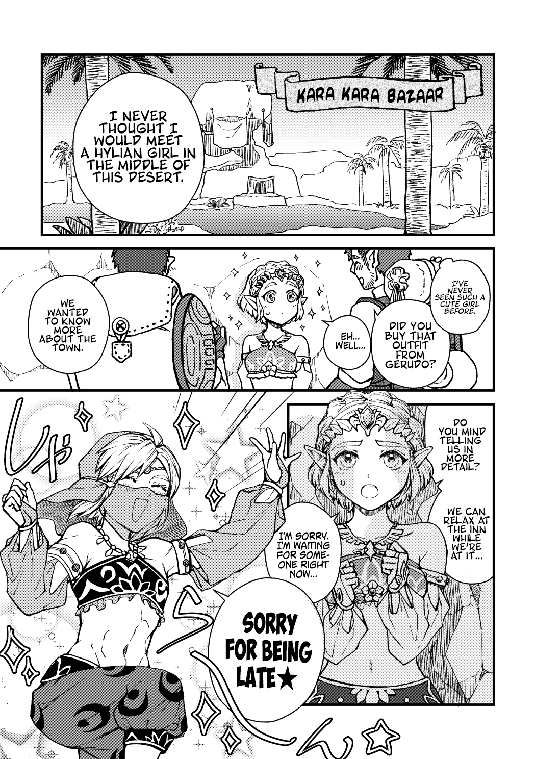 Breath of the wild manga