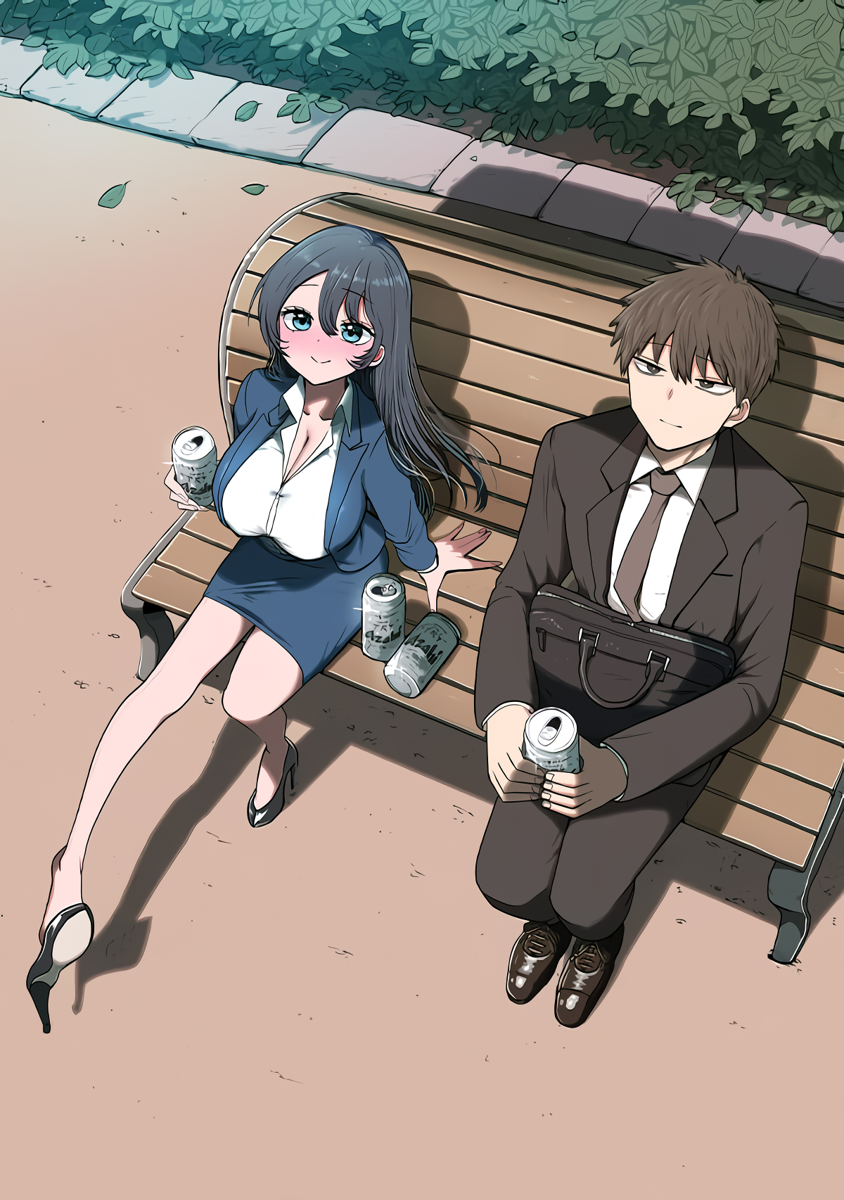Shachou to Sake to Hoshi manga