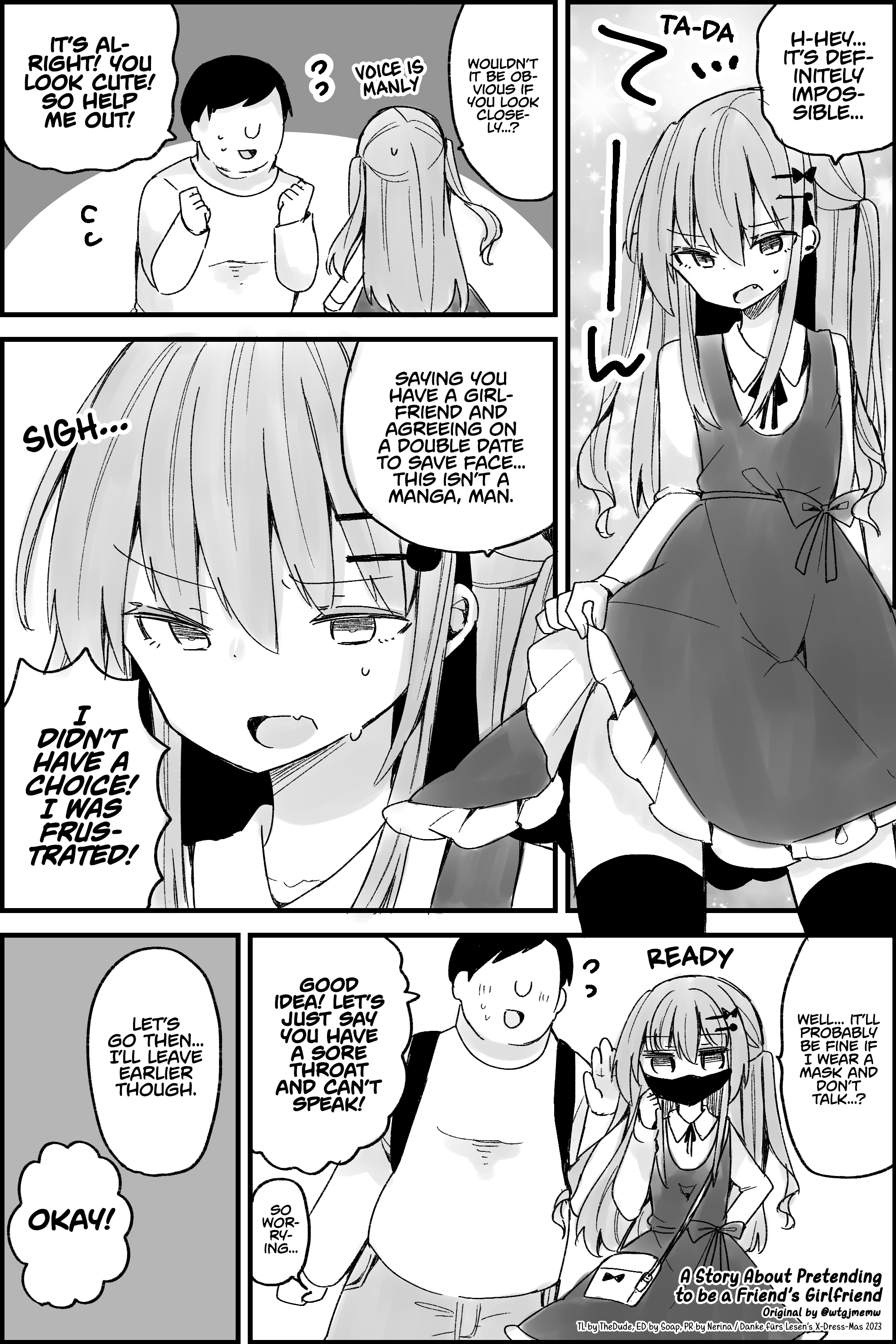 A Story About Pretending to be a Friend's Girlfriend manga