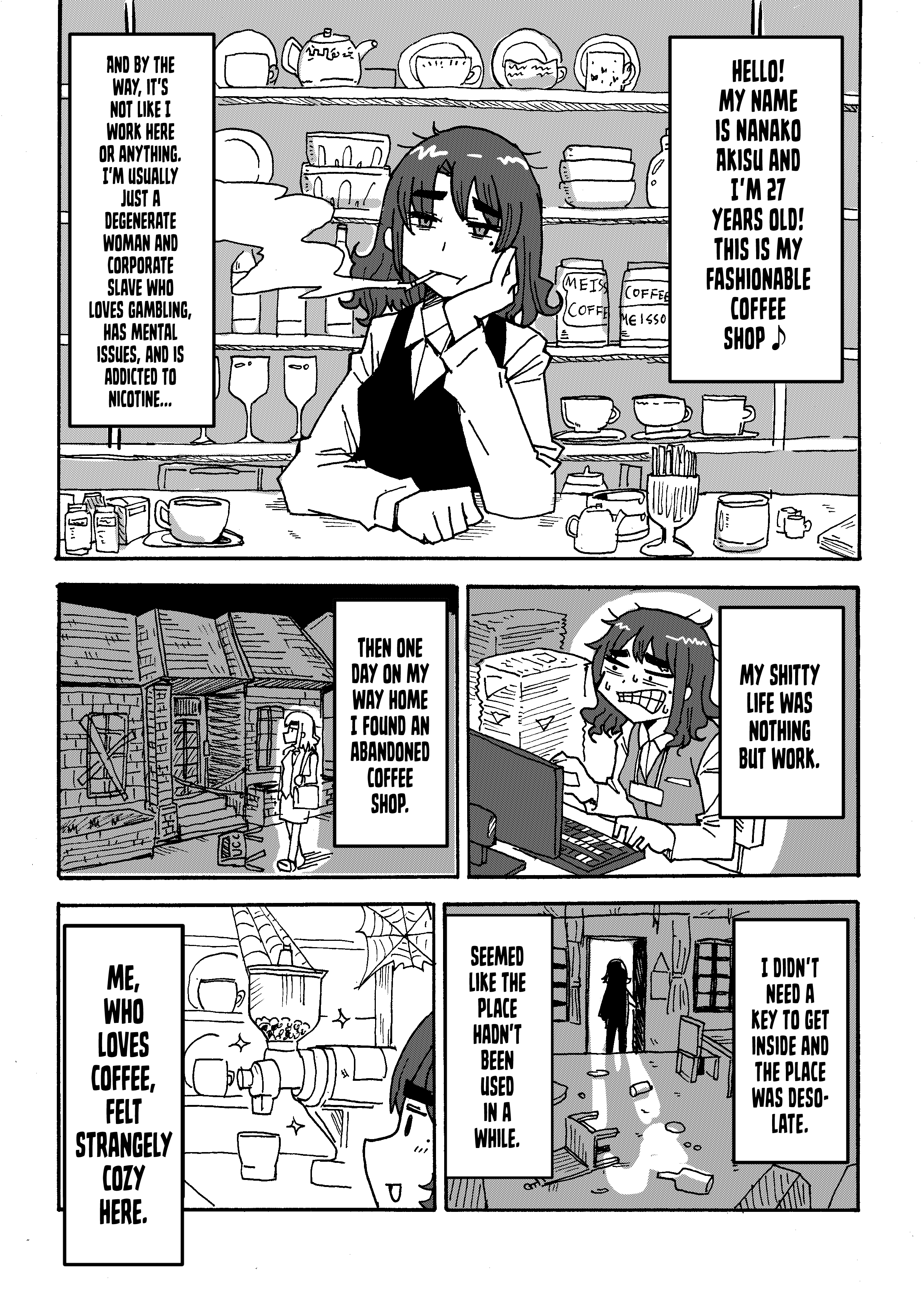 The Coffee Shop And The Degenerate Woman manga