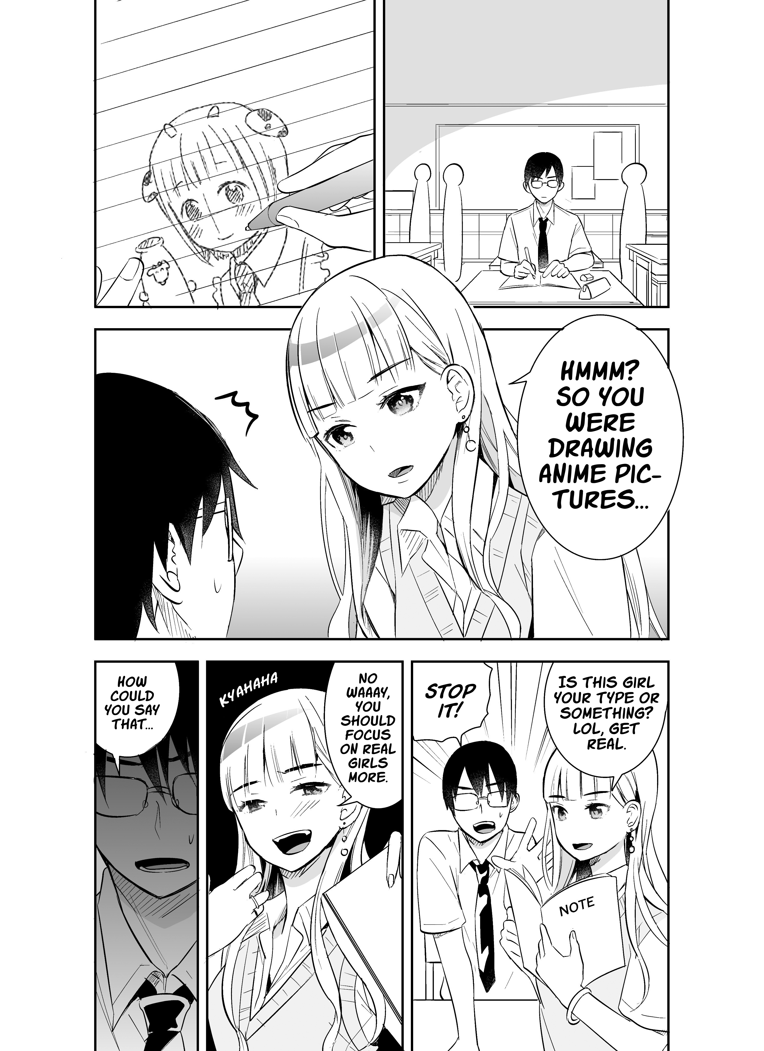 A Gyaru Who's Cold to Otaku manga