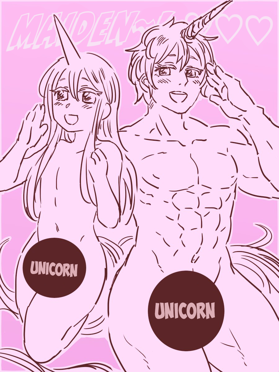 A Boy Who's Crossdressing for the Cultural Festival and a Unicorn manga