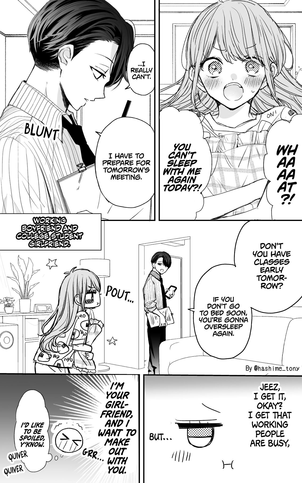 Working Boyfriend and College Student Girlfriend manga